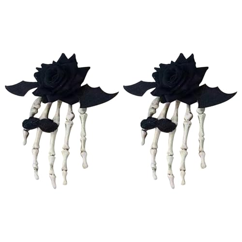 Cnrfeoap Tragbarer Totenkopf-Ohr-Haarverschluss, verspielte Füchse, Ohr-Haarschmuck für Kostümpartys, verleiht Outfits Persönlichkeit Cnrfeoap Tragbarer Totenkopf-Ohr-Haarverschluss, verspielte Füchse, Ohr-Haarschmuck für Kostümpartys, verleiht Outfits Persönlichkeit von Cnrfeoap