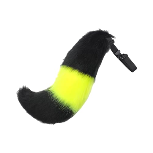 Füchse Katzen Ohr Ohrhaarkopfspeise Kunstpelz Füchse Schwanz Anime Halloween Cosplay Kostüm Ohrstirnband Kostümzubehör Halloween Cosplay von Cnrfeoap
