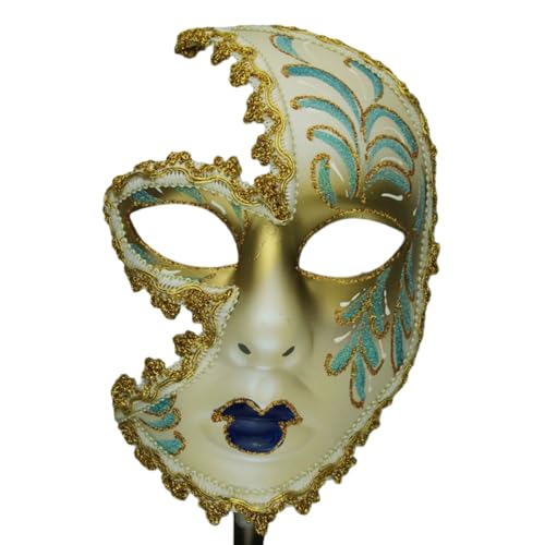 Karnevals-Maskerade mit Haltestab, Venezianer, Karneval, Halloween-Kostüm für Party Karnevals-Maskerade mit Haltestab, Venezianer, Karneval, Halloween-Kostüm für Party von Cnrfeoap