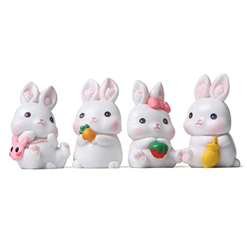 Ornament-Set mit 4 Miniatur-Figuren aus Kunstharz, Kuchen für Zuhause, Hochzeit, Geburtstag, Party, Kuchendekoration von Cnrfeoap