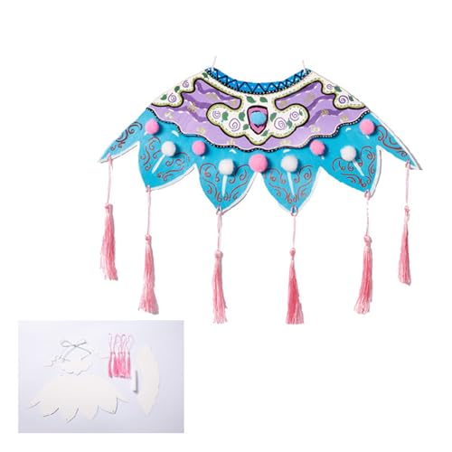 Papierwolken Schultermalerei-Set für Kindergeburtstag, Frühling, Festival, Partyzubehör, handgefertigtes Papierwolken, Schulterhandwerk von Cnrfeoap
