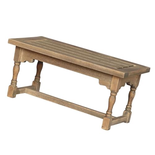 Simulation Holz Miniatur Esstischstuhl Für Puppenhäuser Dekoration Und Kreative Puppenhäuser Szene Display Dekoration von Cnrfeoap