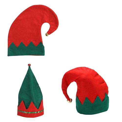 Weihnachtsmützen, Elfen, Uni, Koboldmütze, Weihnachtsfoto-Requisiten, fröhlicher Hut, Baggy-Hut, Kobold-Kleidung Weihnachtsmützen, Elfen, Uni, Koboldmütze, Weihnachtsfoto-Requisiten, fröhlicher Hut, Baggy-Hut, Kobold-Kleidung von Cnrfeoap