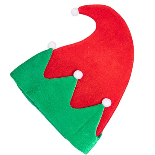 Weihnachtsmützen Elfen Uni Kappen Koboldmütze Weihnachten Foto Requisiten Fröhlicher Hut Baggy Hut Koboldkleidung von Cnrfeoap