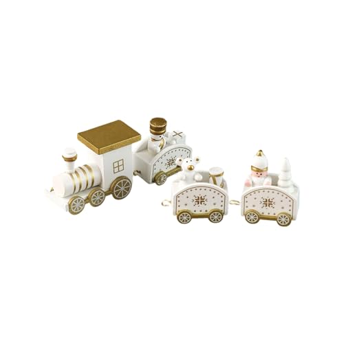 Weihnachtszug-Set aus Holz, handbemalt, sichere Dekorationen, traditionelles Weihnachtsfeierzubehör für Kinder, Haustier-Feiertagsanzeige, nachhaltige Urlaubsdekorationen Weihnachtszug-Set aus Holz, handbemalt, sichere Dekorationen, traditionelles Weihnachtsfeierzubehör für Kinder, Haustier-Feiertagsanzeige, nachhaltige Urlaubsdekorationen von Cnrfeoap