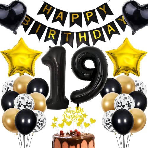 Cnrose 19. Geburtstag Deko Set - Tortendeko für Junge und Mädchen - Rosegold Ballon Geschenk Cnrose 19. Geburtstag Deko Set - Tortendeko für Junge und Mädchen - Rosegold Ballon Geschenk von Cnrose