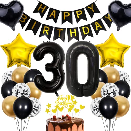 Cnrose 30. Geburtstag Deko für Mann und Frau - Tortendeko, Geschenk, Rosegold Ballon - Männer und 30 Jahre Feier Cnrose 30. Geburtstag Deko für Mann und Frau - Tortendeko, Geschenk, Rosegold Ballon - Männer und 30 Jahre Feier von Cnrose