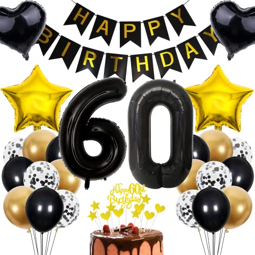 Cnrose 60. Geburtstag Deko für Mann und Frau - Tortendeko, Geschenk, Rosegold Ballon - Männer und Frauen 60 Jahre Feier Cnrose 60. Geburtstag Deko für Mann und Frau - Tortendeko, Geschenk, Rosegold Ballon - Männer und Frauen 60 Jahre Feier von Cnrose