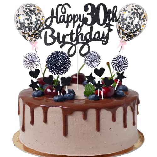 Tortendeko 30 Geburtstag Deko Kuchen Topper 30 Kuchen Deko 30 Geburtstag Mann Happy Birthday 30 Tortendeko 30 Jahre Mann Frau Kuchendeko 30. Geburtstag Mann Schwarz Tortendeko 30. Geburtstag Mann Frau von Cnrose