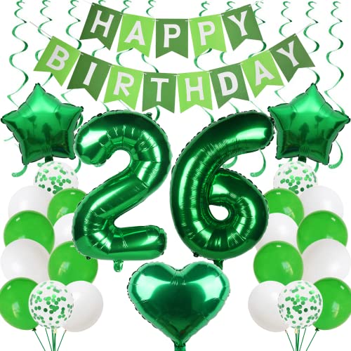 26 Luftballon 26. Geburtstag Männer Frauen Grün 26 Jahre Geburtstag Mann Deko 26. Geburtstag Deko Grün Ballons 26 Geburtstag Mann Frau Deko Grün 26 Jahre Dekoration Party 26 Geburtstag Luftballons 26 Luftballon 26. Geburtstag Männer Frauen Grün 26 Jahre Geburtstag Mann Deko 26. Geburtstag Deko Grün Ballons 26 Geburtstag Mann Frau Deko Grün 26 Jahre Dekoration Party 26 Geburtstag Luftballons von Cnrose