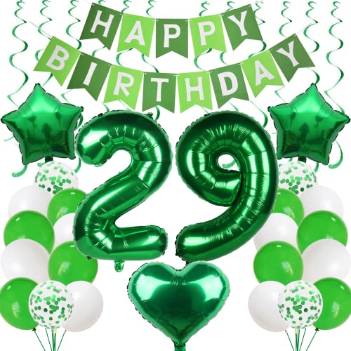 29 Luftballon 29. Geburtstag Männer Frauen Grün 29 Jahre Geburtstag Mann Deko 29. Geburtstag Deko Grün Ballons 29 Geburtstag Mann Frau Deko Grün 29 Jahre Dekoration Party 29 Geburtstag Luftballons von Cnrose
