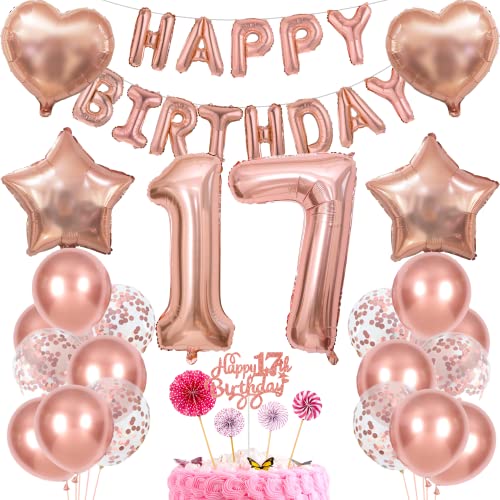 Deko 17. Geburtstag Mädchen Tortendeko 17 Geburtstag Mädchen Deko Geschenk für 17. Geburtstag Mädchen Rosegold Geburtstag 17 Mädchen 17 jahre Geburtstag deko Ballon 17 Geburtstag 17 jahre Mädchen Deko 17. Geburtstag Mädchen Tortendeko 17 Geburtstag Mädchen Deko Geschenk für 17. Geburtstag Mädchen Rosegold Geburtstag 17 Mädchen 17 jahre Geburtstag deko Ballon 17 Geburtstag 17 jahre Mädchen von Cnrose