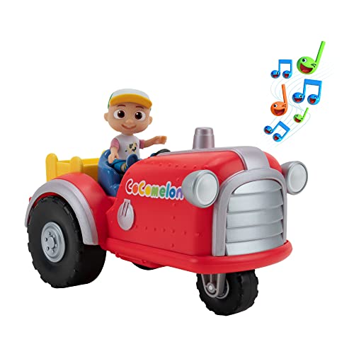 CoComelon CMW0038 Mitsing-Traktor mit Sound und exklusiver JJ Figur für Kinder ab 2 Jahren (Englische Sprachausgabe) von CoComelon