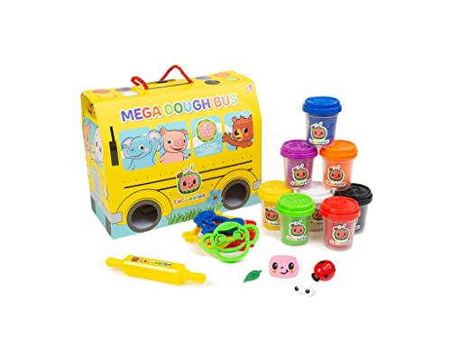 CoComelon Mega Teig Bus 8 Verschiedene Töpfe Von Teig Kinder Charakter Thema Kunst & Craft Ton Teig Play Set von CoComelon