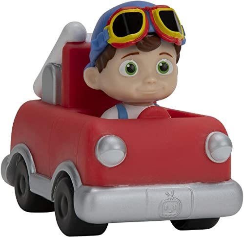 CoComelon Mini-Fahrzeug – mit eingebautem Tomtom im Feuerwehrwagen-Spielzeugauto – Spielzeug für Kinder, Kleinkinder und Vorschüler von CoComelon