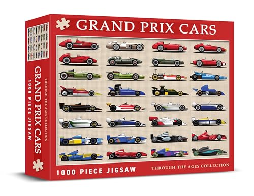 Through The Ages Grand Prix Cars Collection 1000 Teile Puzzle Puzzle von Coach House Partners