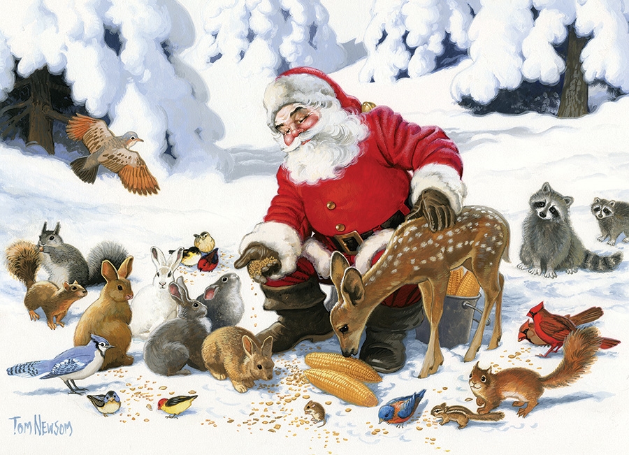 Cobble Hill XXL Teile - Family - Santa Claus and Friends 350 Teile Puzzle Cobble-Hill-47028 von Cobble Hill