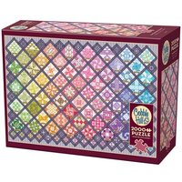Quilt mit bunten Quadraten 2000 Teile von Cobble Hill Puzzles