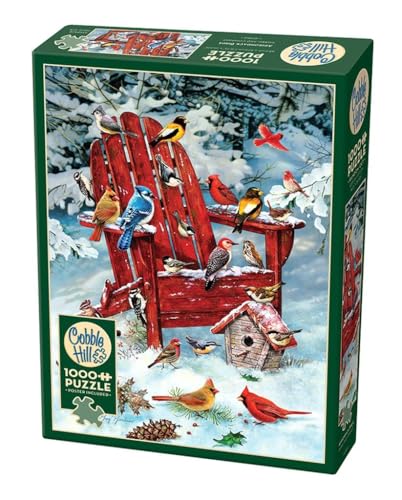Cobble Hill 1000 Teile Puzzle – Adirondack Birds – Musterposter im Lieferumfang enthalten von Cobble Hill