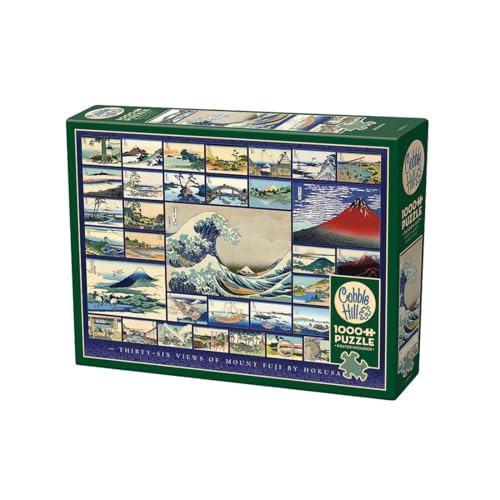 Cobble Hill 1000 Teile Puzzle – Hokusai – Musterposter im Lieferumfang enthalten von Cobble Hill