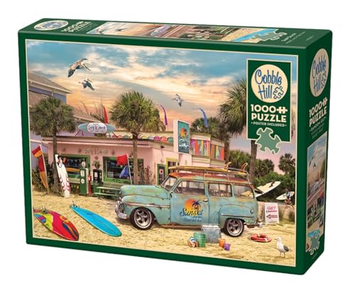 Cobble Hill 1000 Teile Puzzle - Surf Shack - Probeposter enthalten von Cobble Hill