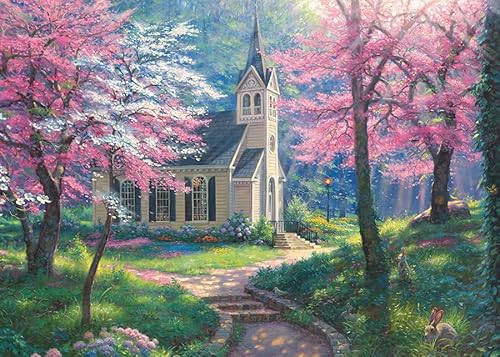 Cobble Hill - 35-teiliges Puzzle – Kirschblütenkapelle – perfekt für ältere und jüngere Puzzler – ideal für Reisen – entzückende Geschenkidee Cobble Hill - 35-teiliges Puzzle – Kirschblütenkapelle – perfekt für ältere und jüngere Puzzler – ideal für Reisen – entzückende Geschenkidee von Cobble Hill