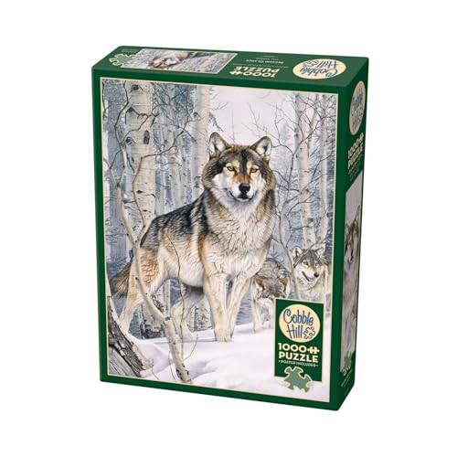 Cobble Hill 3840143 Wolf im Winterwald, 1000 Teile Puzzle inkl. Puzzleposter für Erwachsene und Kinder ab 12 Jahren, Tierpuzzle, Winter, Schnee Cobble Hill 3840143 Wolf im Winterwald, 1000 Teile Puzzle inkl. Puzzleposter für Erwachsene und Kinder ab 12 Jahren, Tierpuzzle, Winter, Schnee von Cobble Hill