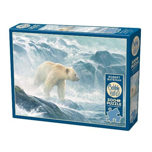 Cobble Hill 3845026 Kermodebär zwischen Wellen, 500 Teile Puzzle inkl. Puzzleposter für Erwachsene und Kinder ab 12 Jahren, Tierpuzzle, Bär, Fluss Cobble Hill 3845026 Kermodebär zwischen Wellen, 500 Teile Puzzle inkl. Puzzleposter für Erwachsene und Kinder ab 12 Jahren, Tierpuzzle, Bär, Fluss von Cobble Hill