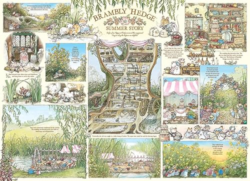 Cobble Hill 1000 Teile Puzzle Brambly Hedge Summer Story-Sample Poster Included von Cobble Hill
