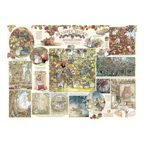 Cobble Hill 40017 Brambly Hedge Autumn Story-Beispielposter enthalten, merhfarbig von Cobble Hill