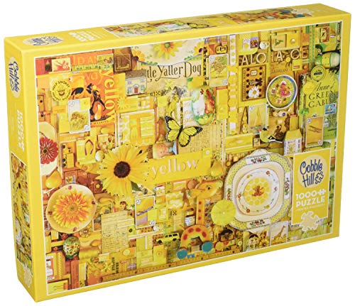 Cobble Hill 80148 1000 pc Yellow Puzzle, verschieden, Large von Cobble Hill