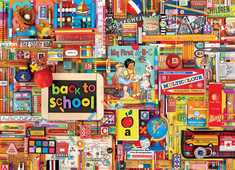 Cobble Hill Back to School 1000 Teile Puzzle Cobble-Hill-40022 von Cobble Hill