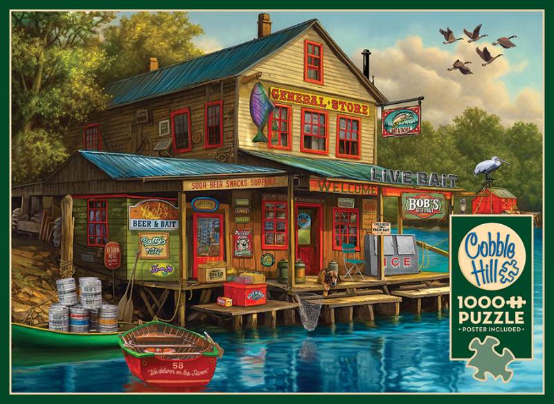 Cobble Hill Bob's Beer & Bait 1000 Teile Puzzle Cobble-Hill-40281 von Cobble Hill