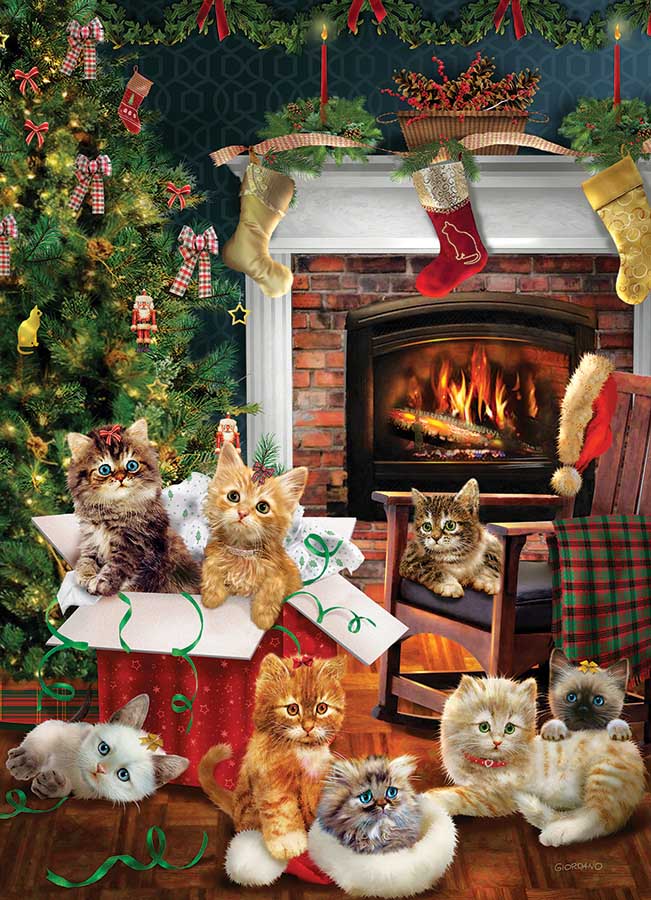 Cobble Hill Christmas Kittens 1000 Teile Puzzle Cobble-Hill-40216 Cobble Hill Christmas Kittens 1000 Teile Puzzle Cobble-Hill-40216 von Cobble Hill