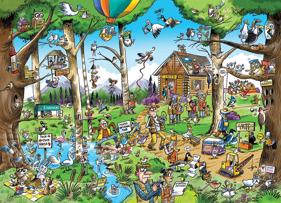 Cobble Hill DoodleTown: Paradies für Vogelbeobachter 1000 Teile Puzzle Cobble-Hill-44510 Cobble Hill DoodleTown: Paradies für Vogelbeobachter 1000 Teile Puzzle Cobble-Hill-44510 von Cobble Hill
