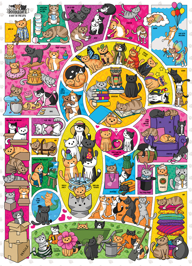 Cobble Hill Doodlecats 1000 Teile Puzzle Cobble-Hill-40126 Cobble Hill Doodlecats 1000 Teile Puzzle Cobble-Hill-40126 von Cobble Hill