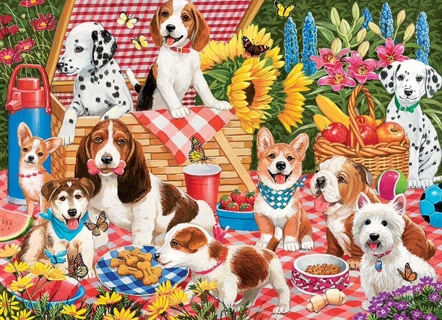 Cobble Hill Family - Picknick Party 350 Teile Puzzle Cobble-Hill-47040 von Cobble Hill