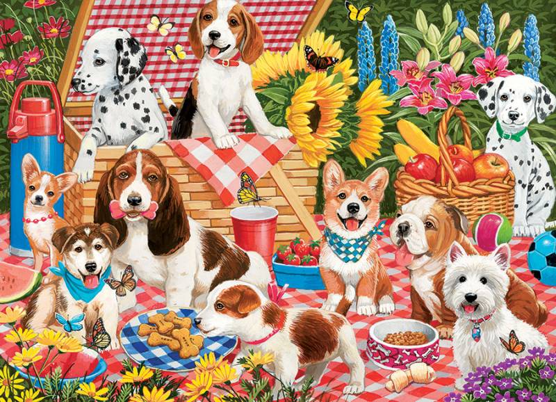 Cobble Hill Family - Picknick Party 350 Teile Puzzle Cobble-Hill-47040 von Cobble Hill