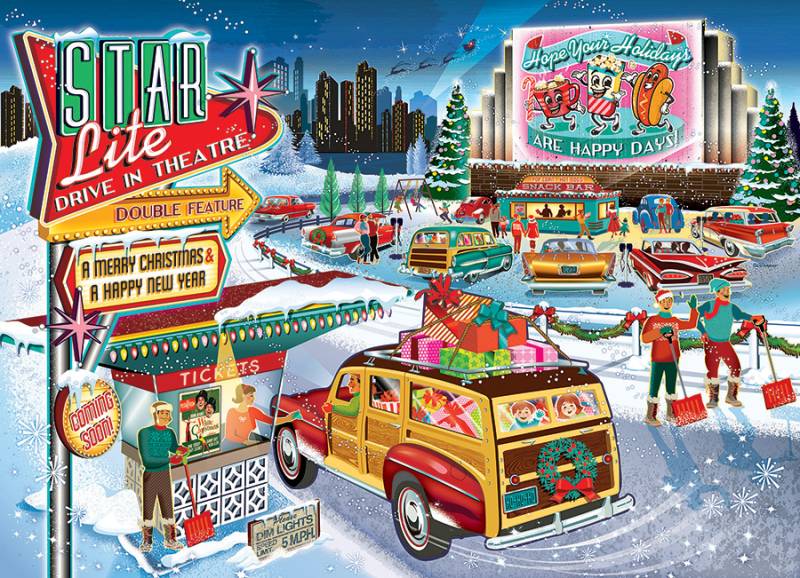 Cobble Hill Ferien Drive In 1000 Teile Puzzle Cobble-Hill-40293 von Cobble Hill