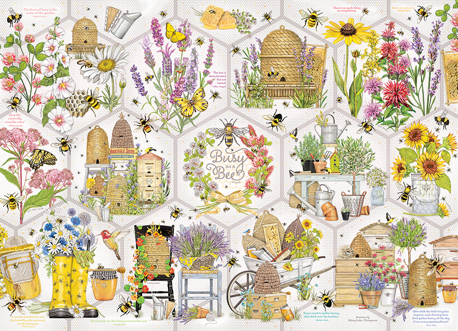 Cobble Hill Fleißige Bienen 500 Teile Puzzle Cobble-Hill-45006 Cobble Hill Fleißige Bienen 500 Teile Puzzle Cobble-Hill-45006 von Cobble Hill