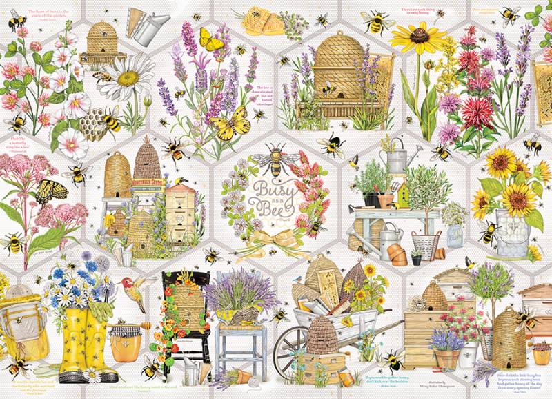 Cobble Hill Fleißige Bienen 500 Teile Puzzle Cobble-Hill-45006 von Cobble Hill