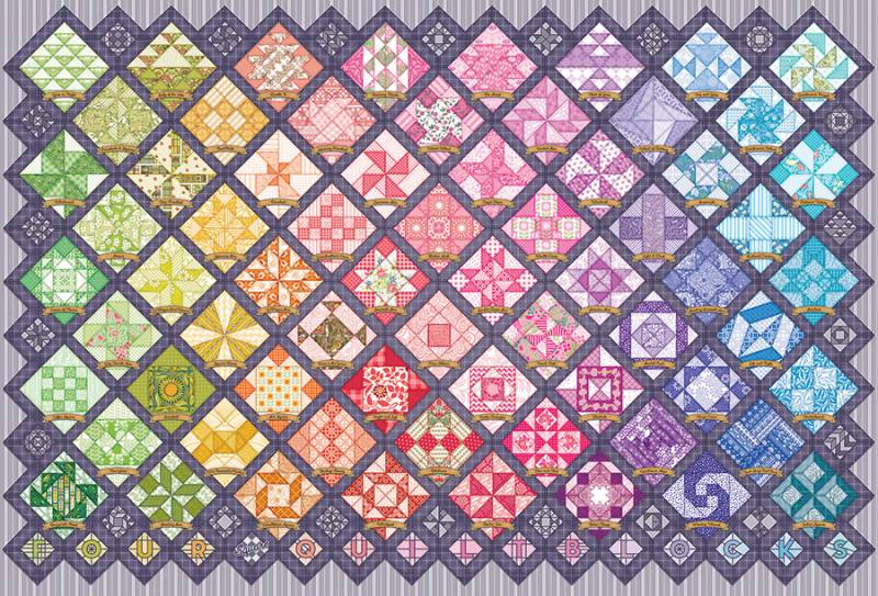 Cobble Hill Four Square Quilt Blocks 2000 Teile Puzzle Cobble-Hill-49010 Cobble Hill Four Square Quilt Blocks 2000 Teile Puzzle Cobble-Hill-49010 von Cobble Hill
