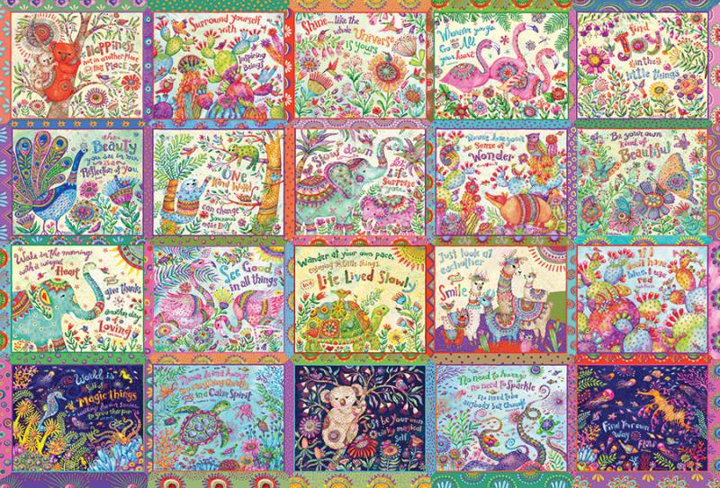 Cobble Hill Fröhliche Gedanken 2000 Teile Puzzle Cobble-Hill-49023 von Cobble Hill