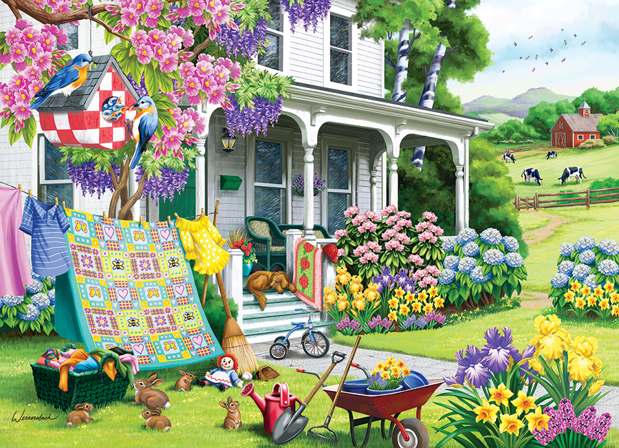 Cobble Hill Frühjahrsputz 500 Teile Puzzle Cobble-Hill-45059 Cobble Hill Frühjahrsputz 500 Teile Puzzle Cobble-Hill-45059 von Cobble Hill