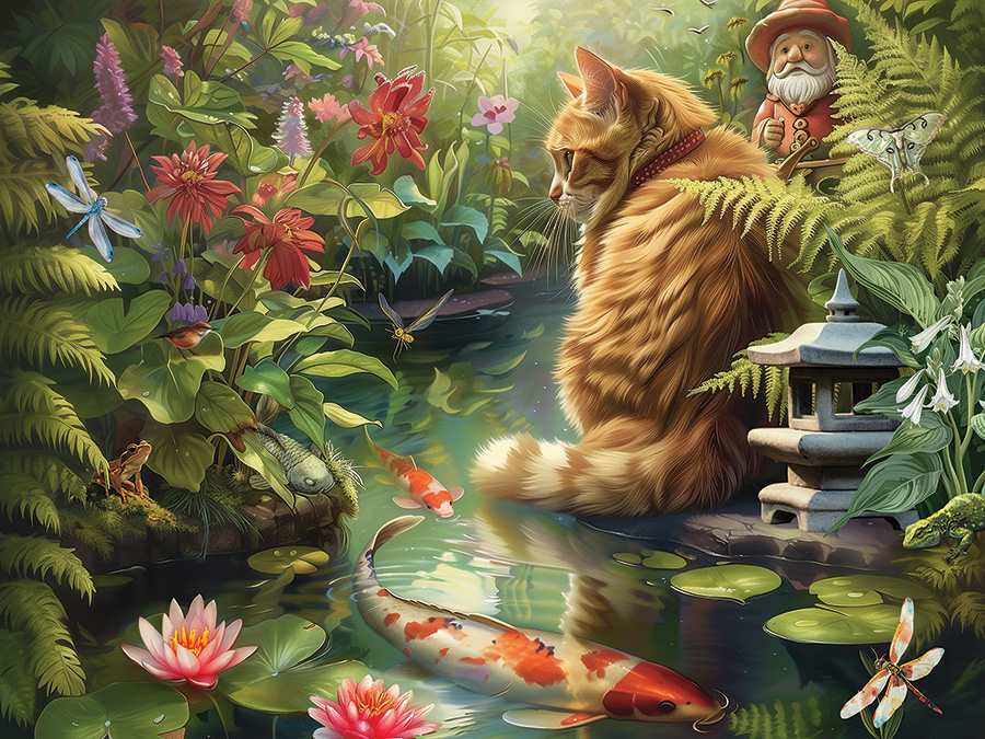 Cobble Hill Koi Katze 275 Teile Puzzle Cobble-Hill-48030 Cobble Hill Koi Katze 275 Teile Puzzle Cobble-Hill-48030 von Cobble Hill