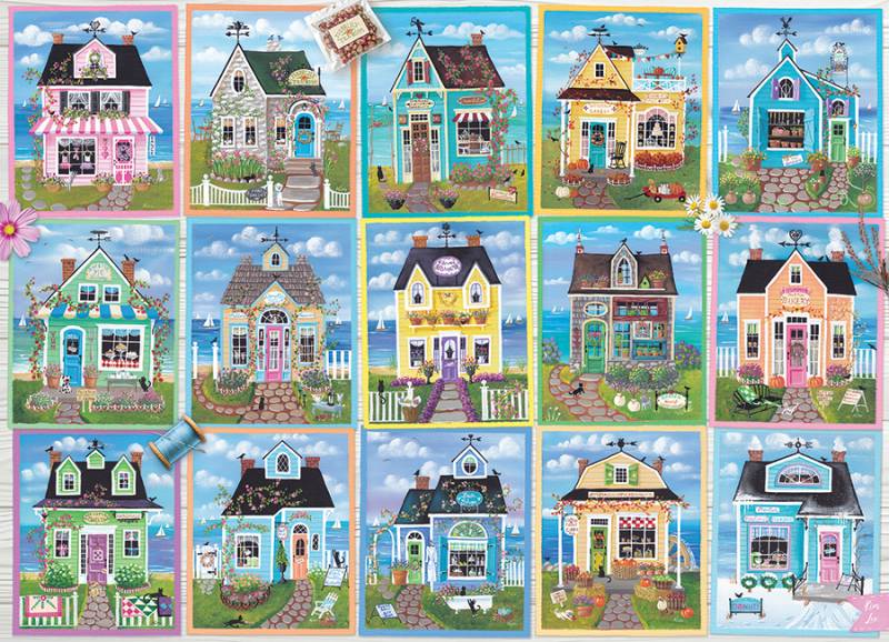 Cobble Hill Läden am Meer 1000 Teile Puzzle Cobble-Hill-40309 von Cobble Hill