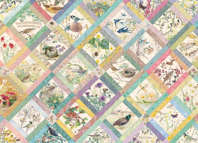 Cobble Hill Landtagebuch Quilt - Random Cut 1000 Teile Puzzle Cobble-Hill-40091 von Cobble Hill