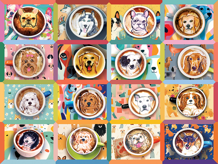 Cobble Hill Latte Welpen 275 Teile Puzzle Cobble-Hill-48032 Cobble Hill Latte Welpen 275 Teile Puzzle Cobble-Hill-48032 von Cobble Hill