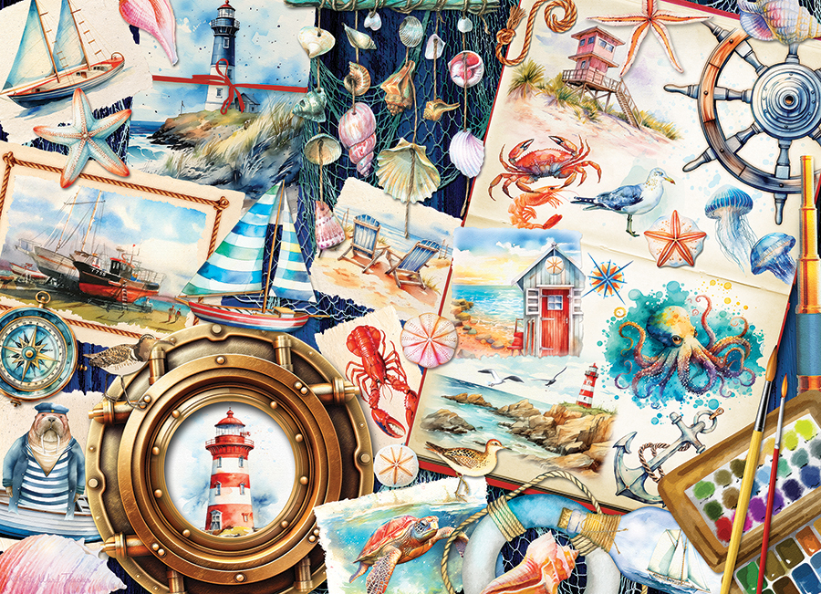 Cobble Hill Maritime Skizzen 1000 Teile Puzzle Cobble-Hill-40308 Cobble Hill Maritime Skizzen 1000 Teile Puzzle Cobble-Hill-40308 von Cobble Hill