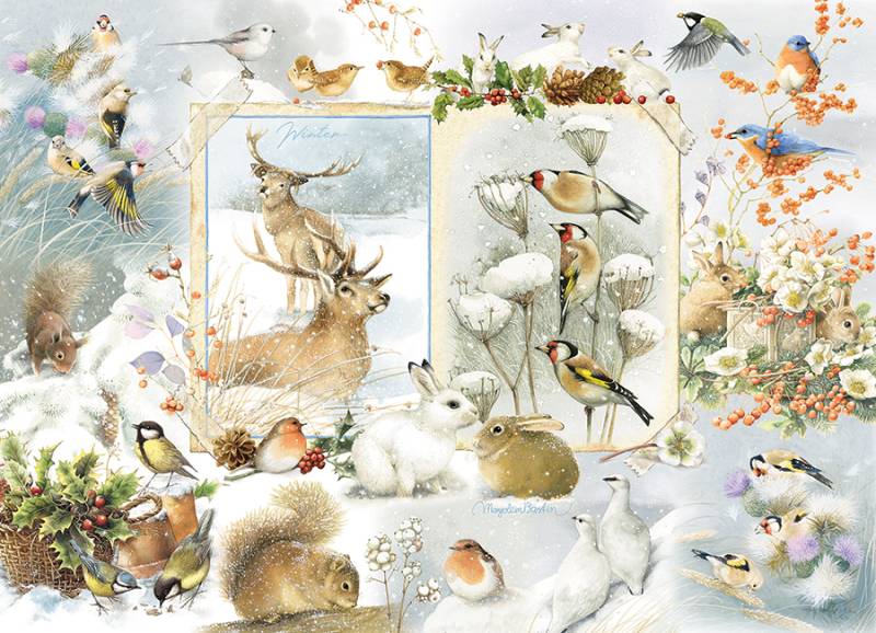 Cobble Hill Nature Journal - Winter 1000 Teile Puzzle Cobble-Hill-40313 von Cobble Hill